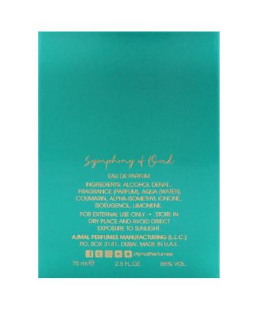 Ajmal Symphony Of Oud for Unisex - 2.5 oz EDP Spray - Buy Online on GoSupps.com