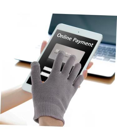 minkissy 1 Pair Pink Gloves Hand Caring Gloves Hand Protection Hand Moisturizer Gloves Overnight Spa Gloves Hand Lotion Gloves Casual Socks Gel Moisturizing 21x14cm Grey - Buy Online on GoSupps.com