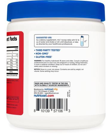 Nutricost BHB Salts - Mix Fruit Punch - 9.3 Oz. - Buy Online on GoSupps.com