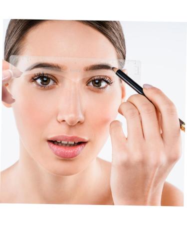 Beatifufu Brow Ruler Sticker 1 Roll Stickers Microblading Ruler Sticker Eye Brow Stencil Mold Drawing Pen Eyebrow Trimming - Buy Online on GoSupps.com