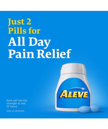 270 Count Aleve Pain Relief Naproxen Sodium Caplets - Fast Relief for Aches and Pains - Buy Online on GoSupps.com