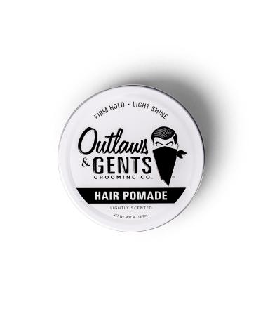 Outlaws & Gents Grooming Co. Hair Pomade - Styling Pomade for Men with Firm Hold and Light Shine - Perfect for Classic and Modern Hairstyles