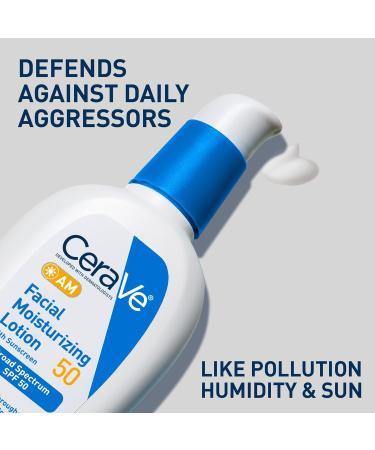 CeraVe Facial Moisturizing Lotion SPF 50 - 3 Oz. - Buy Online on GoSupps.com