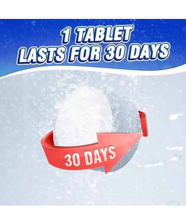 Vacplus Toilet Bowl Cleaner Tablets - 6 Pack with Bleach for Deodorizing & Descaling - Sustained-Release Automatic Toilet Tank Cleaners - Household Stain Fighter - 6 Count - Buy Online on GoSupps.com