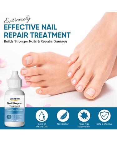 Extra Strength Nail Repair Drop for Toenail Fungus Treatment - Restores Appearance of Discolored Nails - Natural Herbal Extract - 1 Count - Buy Online on GoSupps.com