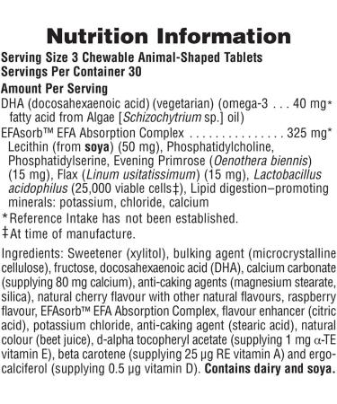 Nature's Plus Source of Life Animal Parade DHA - Chewable Cherry Tablets for Kids - 90 Count - Buy Online on GoSupps.com