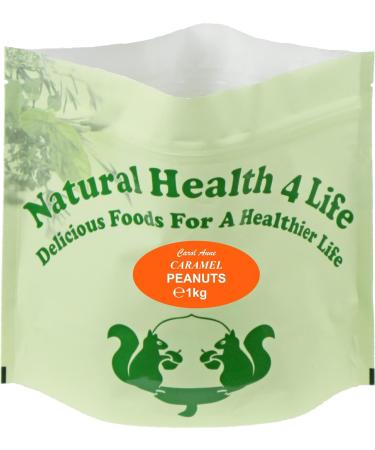 Natural Health 4 Life Carol Anne Confectionery Caramel Peanuts 1 kg in Resealable Pouch (1 Pouch) 1kg - Buy Online on GoSupps.com