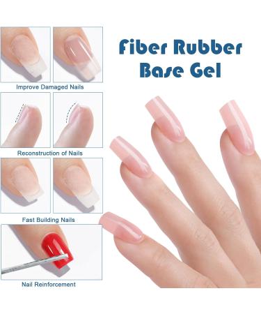 G n rique Clear Nail Fiber Gel - 15ml Base Coat Manicure Accessory Long-Lasting Strengthening Formula Easy Brush Application Quick-Drying Finish Travel Size - Buy Online on GoSupps.com