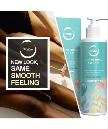 Effective Painless Hair Removal Cream for Body & Intimate Parts - All Skin Types - Depilatory Cream for Women & Men - Buy Online on GoSupps.com