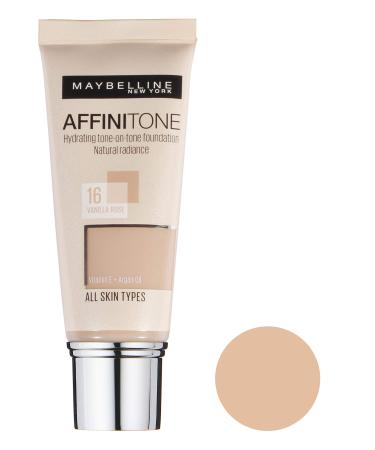 Gemey Maybelline Affinitone Liquid Foundation 16 Pink Vanilla by Maybelline