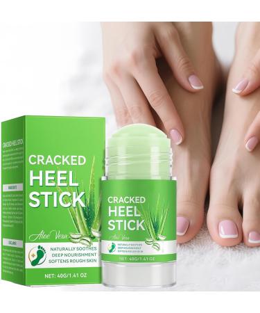 Foot Crack & Crack Prevention Stick - Gentle & Soothing Moisturizer 40g | Restructuring Repair Balm For Cracked Heels For Dry & Cracked Skin Heels Legs Body Women Ho - Buy Online on GoSupps.com