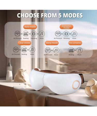Healthrelife Eye Massager with Heat Vibration & Music - 5 Modes for Ultimate Eye Relaxation | Shop Internationally - Buy Online on GoSupps.com