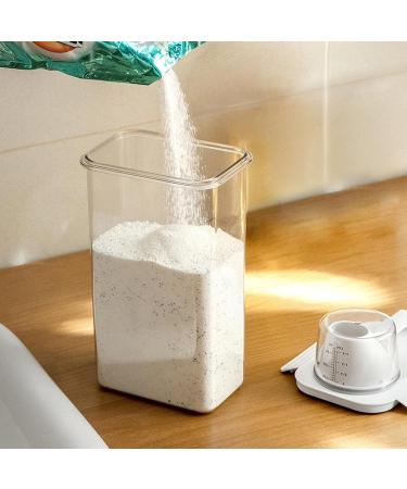 Evember Laundry Beads Dispenser 2300ml | Laundry Dispenser Organiser | Laundry Detergent Dispenser Set | Washing Powder Storage Box | Laundry Scent Beads Dispenser | Washing Up Powder Container Large Size 2300ml - Buy Online on GoSupps.com