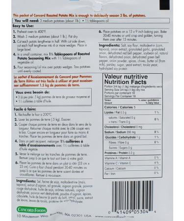 Concord Foods Roasted Potato Bacon and Chive Seasoning Mix 35gm - Buy Online on GoSupps.com