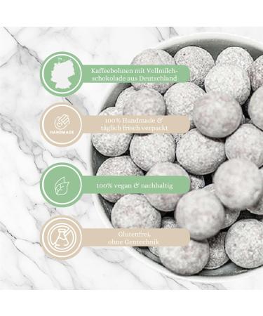  1001 Frucht 1001 Frucht | Elegant Chocolate Covered Coffee Beans and a Touch of Powdered Sugar - "Royal Quality" - Coffee - 1001 Fruit - Exclusive - Nuts - Dried Fruits - Spices - 500 g - Buy Online on GoSupps.com