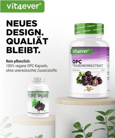 Buy OPC Grape Seed Extract - 300 Capsules 1000mg - High OPC Content - Vegan & Lab Tested - International Shipping - Buy Online on GoSupps.com