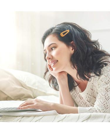 Boobeen 20 Pack Acrylic Metal Snap Hair Clips for Women - Matte Hair Barrettes for Girls - Fashion Hair Accessories for Kids & Teens - Buy Online on GoSupps.com