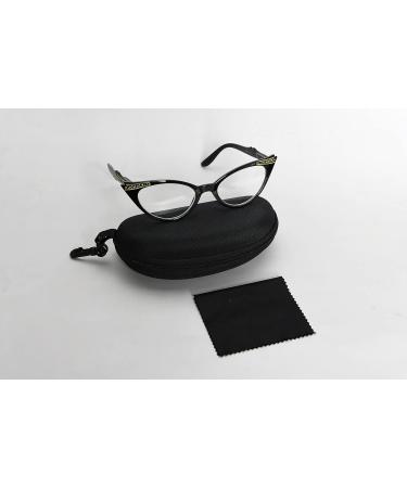 Eyekepper Cateyes Women's Glasses - Stylish Black Frame 0.00 Prescription - Shop Now for International Shipping! - Buy Online on GoSupps.com