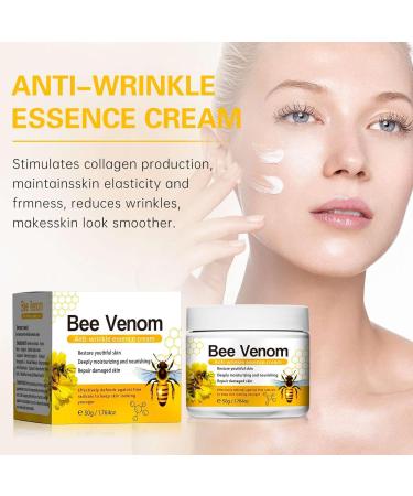 Bee Face Cream Honey Moisturizer 100% Oil Plant Extracts Vitamin E Plant Based Carefully Formulated Anti Wrinkle Honey Cream For Women And Men Bee Repair Hydrating Moisturizing Cream (1) - Buy Online on GoSupps.com