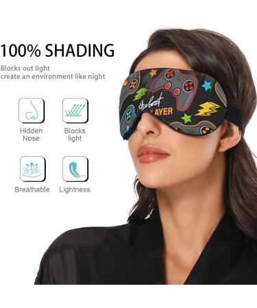 Haskirky Light Blocking Eye Mask for Deep Sleep | Breathable & Adjustable for Men and Women | Ideal for Travel, Yoga, Meditation | Comfortable Office & Gaming Mask - Buy Online on GoSupps.com