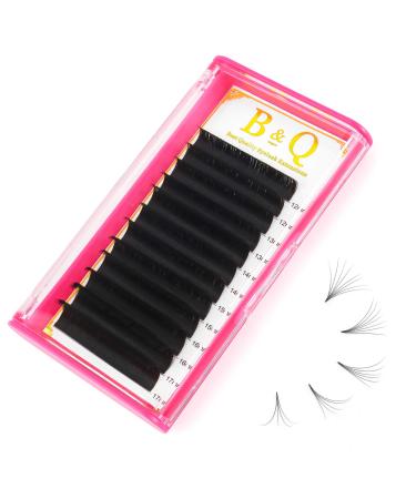 Eyelash Extension C CC D DD curl Easy Fan Volume Lashes .03 .05 .07 .10 Eyelash Extensions Blooming Self Fanning Volume Lash Extensions 9 to 25mm (D-0.07,12-17mix) D-0.07 12-17 mm