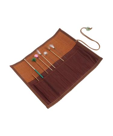 7pcs Ear Wax Removal Feather Kit with Bamboo Mat - Clean, Massage, Relax - Buy Online on GoSupps.com