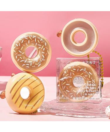 Lip Balm for Dry Lips Donut Design Moisturizing Lip Plumper Conditioner - Overnight Lip Repair Moisturizing Care for Daily Travel Hixip - Buy Online on GoSupps.com