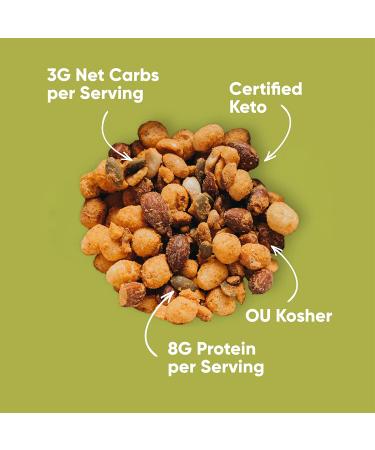 Oakhouse Bakery Keto Smoked Cheddar Snack Mix 10oz - Real Cheese, Low Carb, Grain-Free & Preservative-Free - Buy Online on GoSupps.com