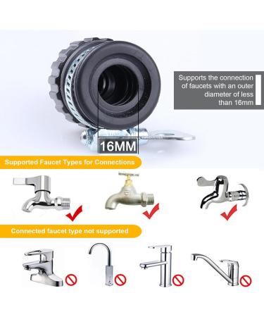 Water Fed Pole Kit Water Fed Cleaning System With Aluminum Alloy Retractable Rod&Water Fed Brush&Squeegee&Hose Tap Connector&12+8m Water Pipe Combination Window Cleaning Equipment 5.4M - Buy Online on GoSupps.com