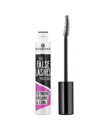 essence | The False Lashes Mascara Extreme Volume and Curl | Vegan & Paraben Free | Cruelty Free - Black 01 Black - Buy Online on GoSupps.com
