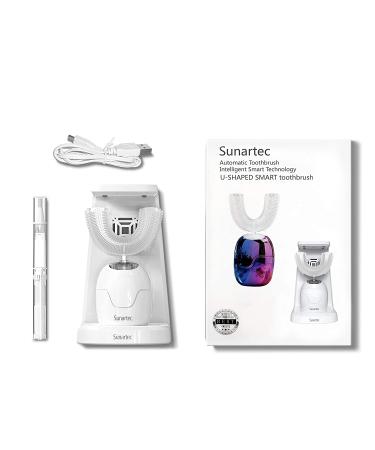 Sunartec Ultrasonic Electric Toothbrush - Advanced 360 Sonic Teeth Whitening Kit for Adults | Portable U-V Cleaning, Air-Drying Charger, IPX7 Waterproof - Buy Online on GoSupps.com