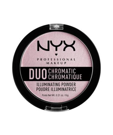 NYX PROFESSIONAL MAKEUP Duo Chromatic Illuminating Powder  Lavender Steel