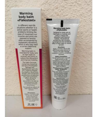 Flekosteel Cream - 4 Tube Warming Body Balm for Muscle & Joint Pain Relief | Original Hologram | International Shipping - Buy Online on GoSupps.com
