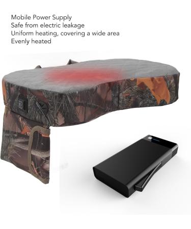 Spyminpoo Portable Heating Cushion - 3 Gears Soft Camouflage Heated Seat for Camping Fishing & Outdoor Events - Buy Online on GoSupps.com