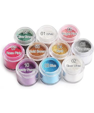 Red & Black Shimmer Eyeshadow Glitter Powder - 3g (White) - Buy Online on GoSupps.com