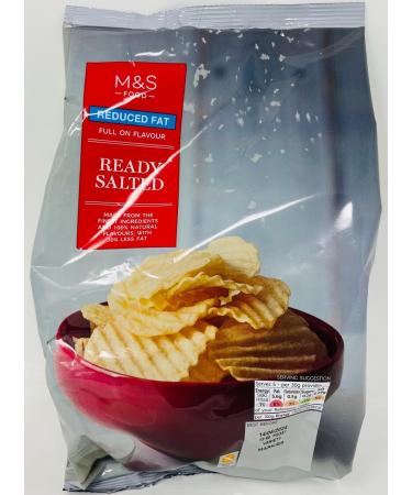 M&S Reduced Fat Ready Salted Crisps 150g - 2 Pack