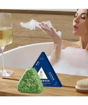Shampoo Bar120 Grams Triangular Solid Hair Care Shampoo Nourishing Hair Oil Control Product for Home Bathroom Gym Hotel Daily Routine Women Lifestyle Lovers Outdoors - Buy Online on GoSupps.com