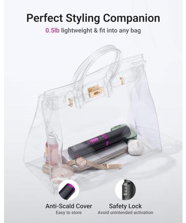 Cordless 2-in-1 Hair Straightener & Curler - Portable Mini Iron with 5000mAh Battery USB-C Rechargeable 15s Fast Heating - Perfect for Travel - Gray - Buy Online on GoSupps.com
