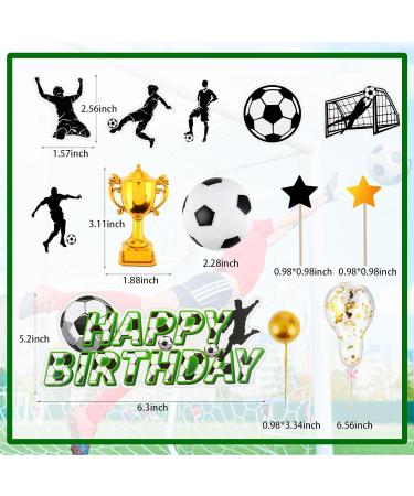 29 Pieces Soccer Cake Topper Soccer Ball Player Cake Decorations Soccer Figurine Soccer Birthday Cake Decoration for Boys Birthday Decorations Sports Themed Party Decorations Supplies - Buy Online on GoSupps.com