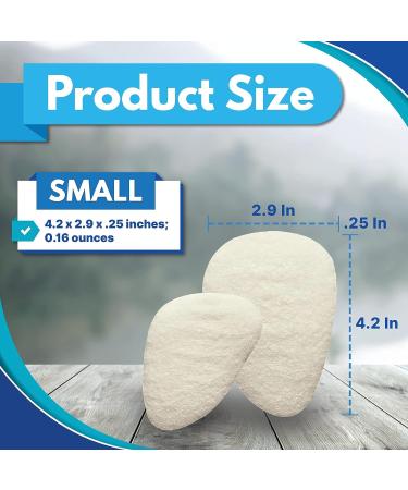 hAPad White Metatarsal Pads for Pain Relief - Small 1/4 - Pack of 6 Pairs - Buy Online on GoSupps.com