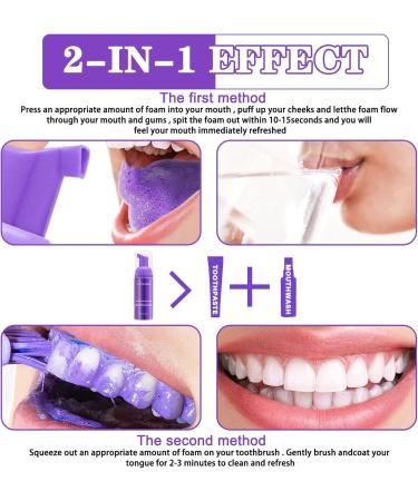 Purple Toothpaste for White Teeth | Teeth Whitening Booster & Color Corrector - Buy Online on GoSupps.com