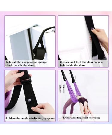 Buy Aerial Yoga Hammock & Yoga Swing - Anti-Gravity Inversion for Flexibility Pilates & Gymnastics - Buy Online on GoSupps.com