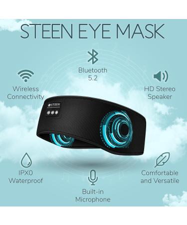 Steen Bluetooth Sleep Headphone - Wireless Sleep Mask with HD Stereo Speakers & Noise Cancellation | Ideal for Sleeping Workouts & Side Sleepers - Buy Online on GoSupps.com