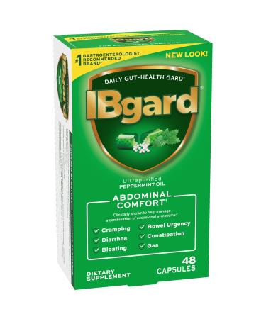 IBgard Daily Gut Health Support, 48 Capsules (Packaging May Vary)