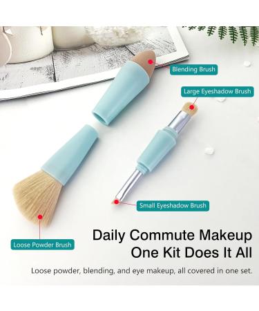 Multi-Tasker 4-in-1 Vegan Makeup Brush | Travel-Friendly Beauty Tool for On-the-Go Glam - Buy Online on GoSupps.com