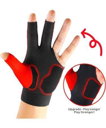 Roaming Billiard Shooters Carom Pool Snooker Cue Sport Glove Fits on Left or Right Hand for Men Women - Buy Online on GoSupps.com
