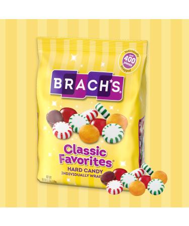 Brach's Classic Favorites Hard Candy Mix | Individually Wrapped Assorted Bulk Candy | 5 lb Bag - Buy Online on GoSupps.com