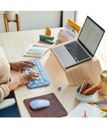 MOFII Colorful Computer Wireless Keyboard and Mouse - Mini Blue - Buy Online on GoSupps.com