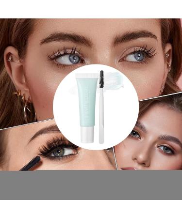  ZHUMCCY Eyebrow Gel Natural Eyebrow Glue | 12ml Long-Lasting Quick-Drying Water-Resistant Gel with Applicator for Women's Daily Use Evening Wedding Travel Party Casual Wear - Buy Online on GoSupps.com