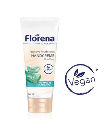 Florena Organic Aloe Vera Hand Cream - Pack of 2 (100 ml Each) | Hydrating & Nourishing Hand Care - Buy Online on GoSupps.com
